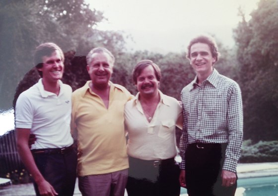 Bill Jr., Bill Sr., Rick and Marcus