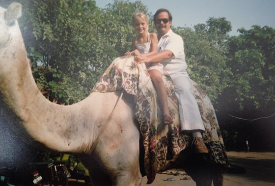 Camel Ride in India, 1987
