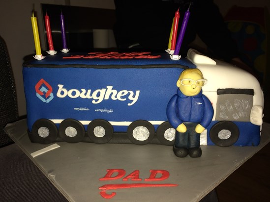 Dad's amazing Boughey birthday cake!