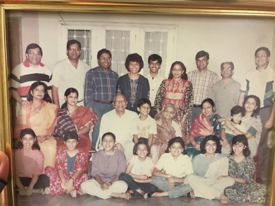 In Kamla Nagar, Singhal family together.