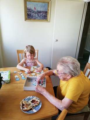 Abigail Florence with Great Nanny 