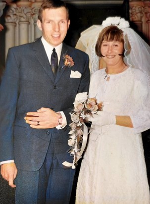 Janet and Tony at their wedding