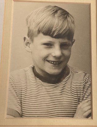 Peter as a “tow-headed boy”, as he used to say