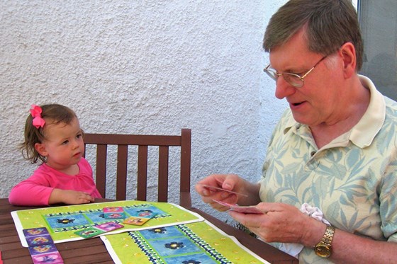 Peter and Marianne play princess dominoes  2013