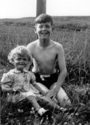 Malcolm with little sister C1954?