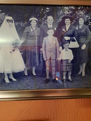 Peggy and Andrews wedding 6th September 1958