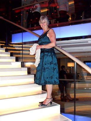 Beautiful Sylvia on our Caribbean Cruise in February 2009