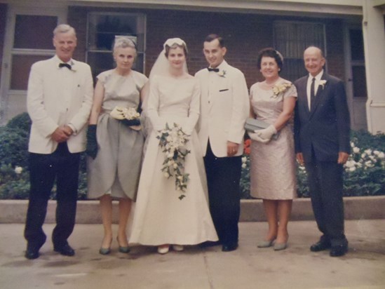 Wedding Breakfast, Greenbriar Restaurant, Sept 1 1962