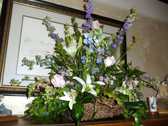 Cherie's flowers, created by Smith Mountain Flowers florist
