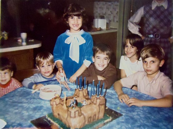 Greg's 1972 Medieval "Castle Cake" Birthday
