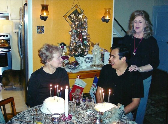 Cherie & Romell celebrate their December birthdays in 2006
