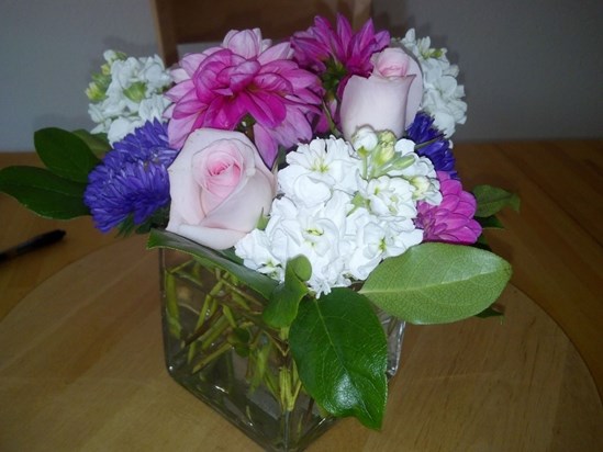 Sympathy flowers sent to Tina
