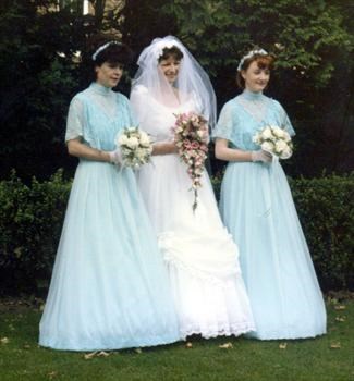Geraldine with her bridesmaids
