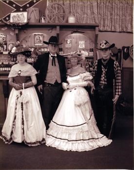 The Beverley Family as they would be in the old west!