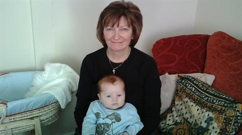 Geraldine with Grandson Matthew