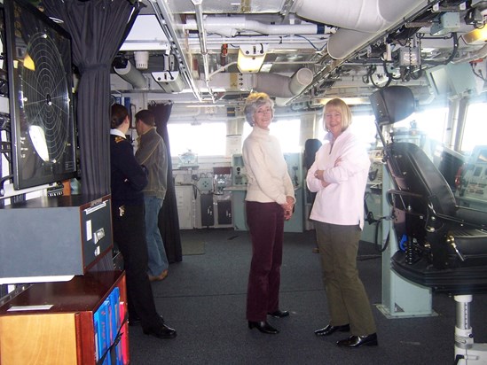 On board Navy vessel March 2007
