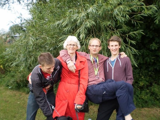 Happy family at Abingdon 2013