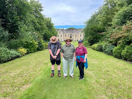 Jef, Dad and Soph at Canon's Ashby