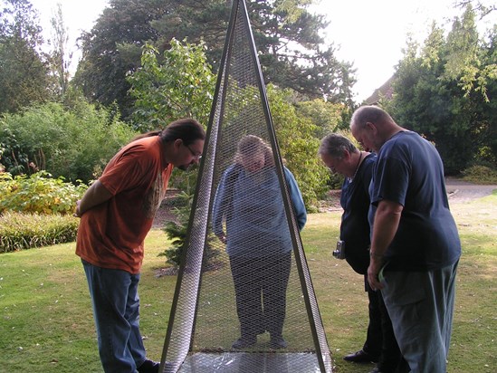 Jef, Soph, Mum and Dad at Leicester Botanic Garden