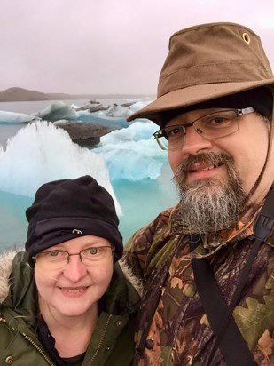 At the glacier lagoon