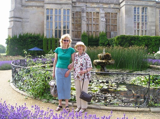 Mum and Alison, Burghley House 2009