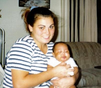 Lynne with Becky's baby Devin