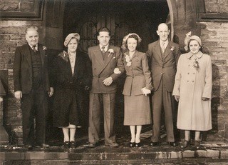Vera & Roy's wedding 19 January 1952