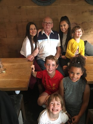 James and his Grandchildren and Great Grandchildren 