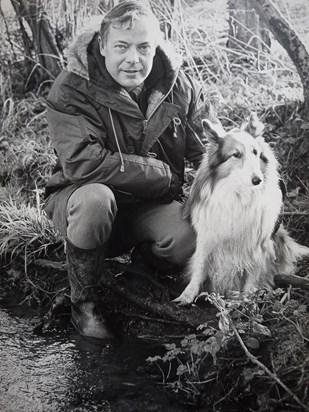 Harry and Sadie at Dawson Walk Opening 1982