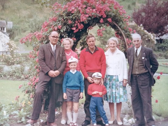 Harry and family, Trenance Gardens, Newquay, Cornwall