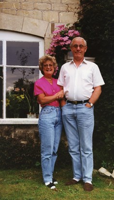Beryl & Peter in Stroud, 1991