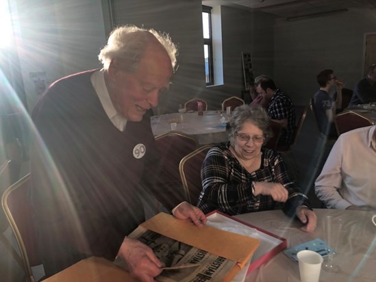 Beloved niece of Denis Bovey - celebrating his 90th in Glasgow November 2019 