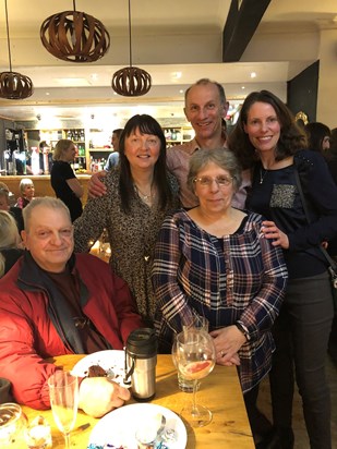 Celebrating Beverley's 70th, Edinburgh, December 2019