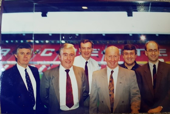 A day at Old Trafford with Bobby Charlton arranged by Chris Mac 