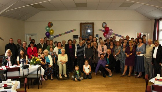 Ivy 90th Birthday all the gang!
