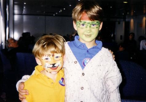 Ninja turtle and tiger tiger, ferry to france '95