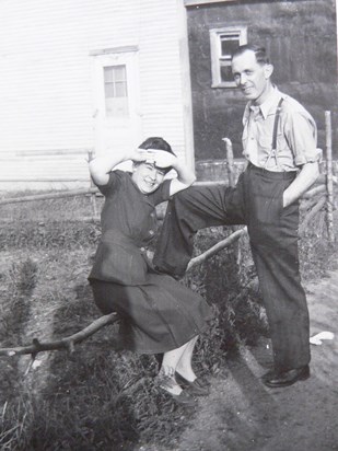 Granddad Frederick & Grandma Alice Carroll