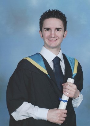 Scott's graduation from Heriot-Watt University in July 2006. He gained a First Class degree in Computer Science