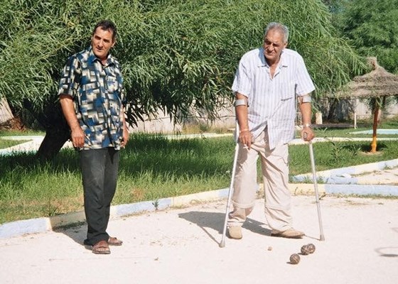 These two took boules very seriously!! 