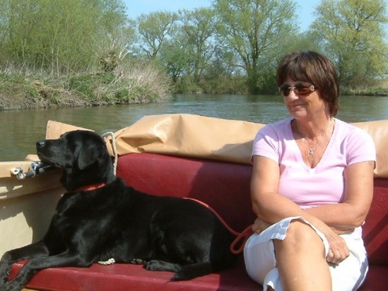 On the Norfolk Broads with Mille