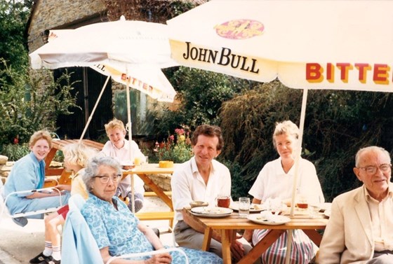 Family with David's father Charles and his Auntie Lynn