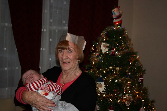 Christmas 2012 Great Nanna and James