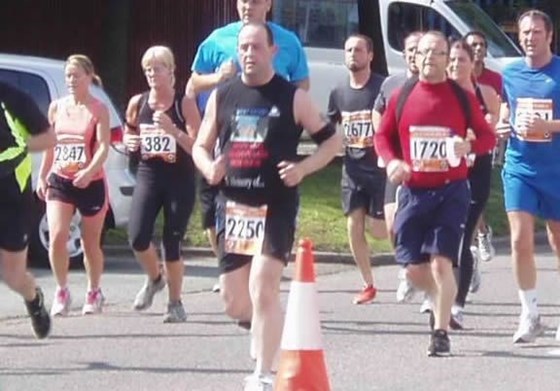 Mick during the 10k Tunnel Run
