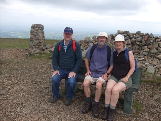 Terry, Trish and Chris taken 25th June 2009