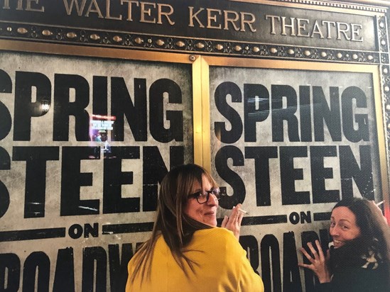 In New York for Springsteen on Marie's birthday 7 April 2018