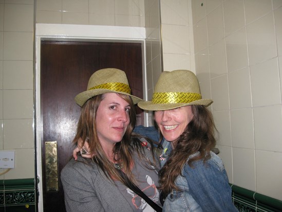 Classy duo in the pub loo! Sunderland Take That Progress Tour 2011