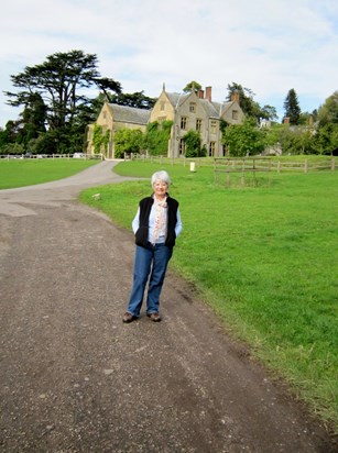 At Coombe House, Devon, October 2010 - our favourate English country hotel.