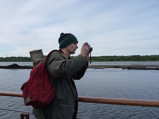 On the Clyde aboard the 'Waverley', May 2010.