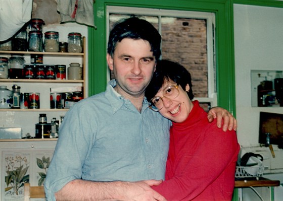 In the kitchen in Forest Gate.