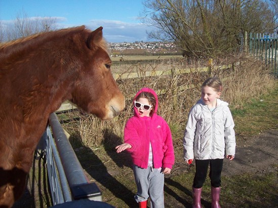 With Ben the horse 03/12/2010